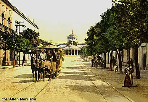 Ilustración de la Historia del Tranvía en Guadalajara