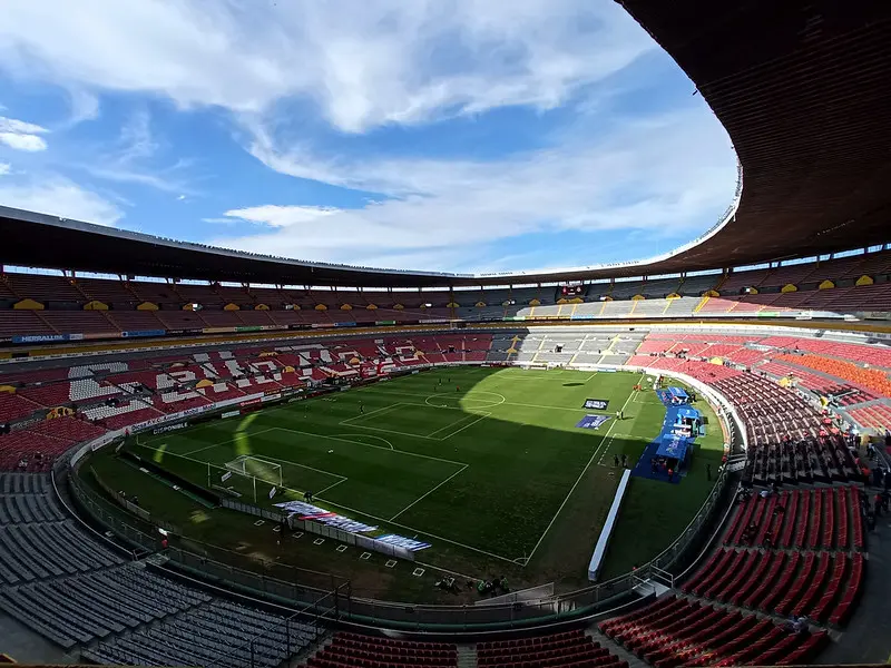Interior del Estadio Jalisco Guadalajara
